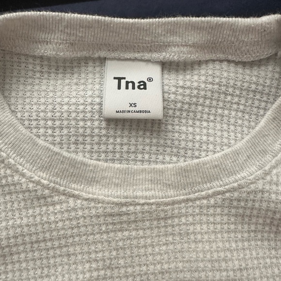TNA cropped waffle long sleeve - Picture 2 of 8